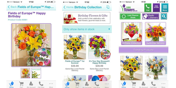 1800 Flowers Mobile App