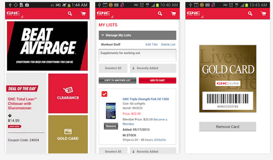 GNC Mobileapp