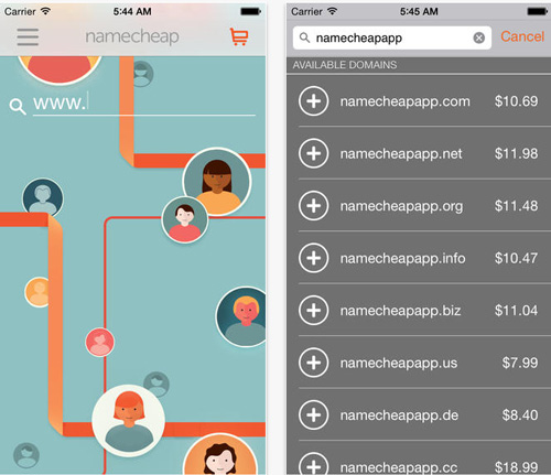 Namecheap Mobileapp