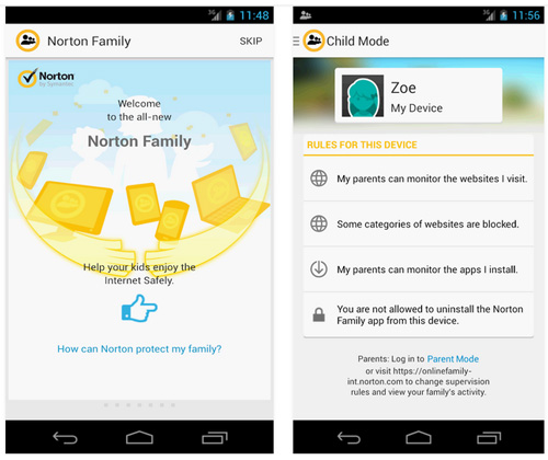 Norton Mobileapp