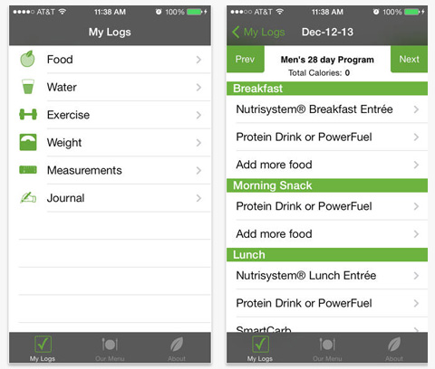 Nutrisystem MobileApp