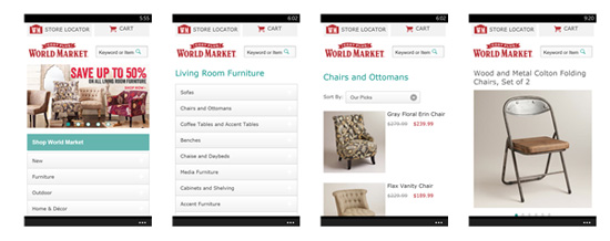 World Market Mobile App