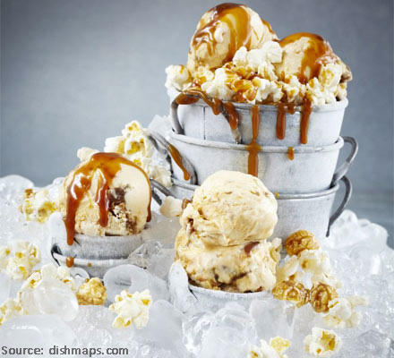 Caramel Popcorn Ice Cream