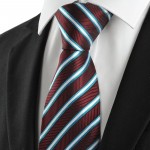 KissTies Jacquard Woven Silk Men's Tie Necktie