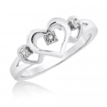 gm-sterling-silver-diamond-ladies-triple-heart-ring-1